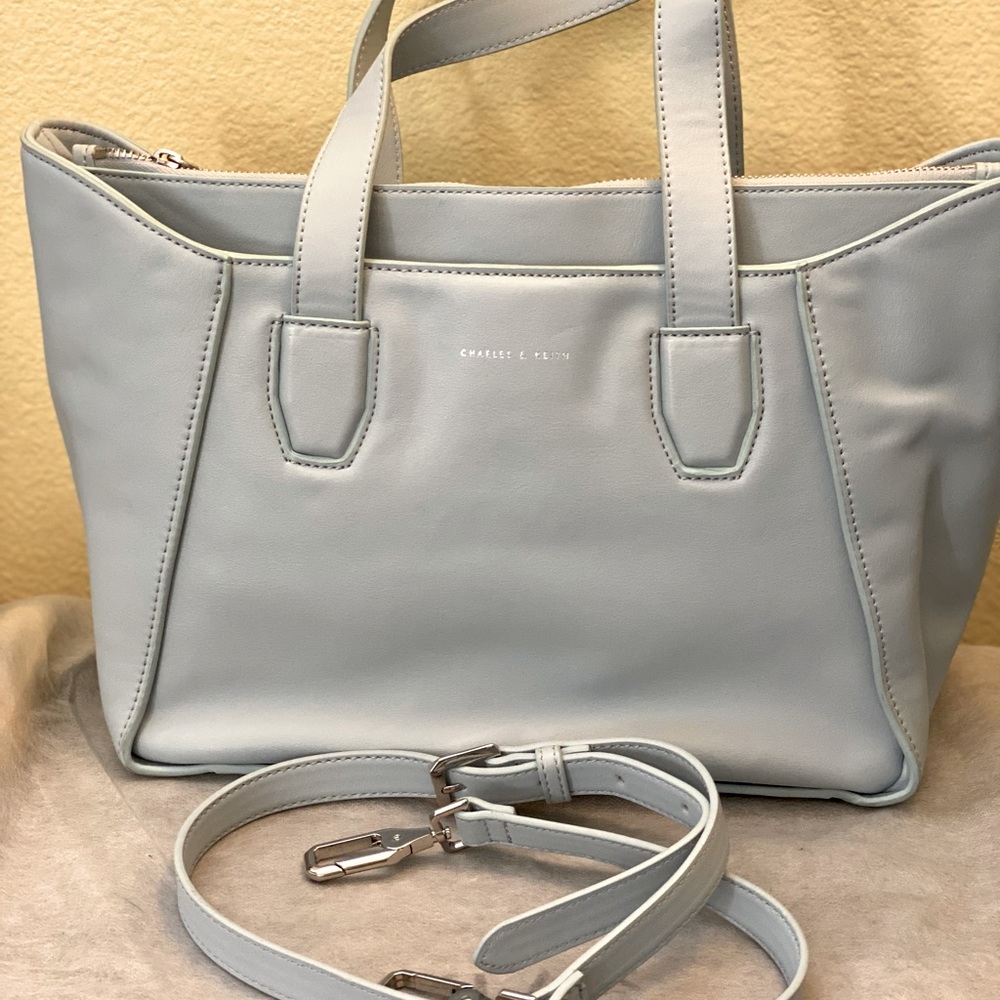 Charles and Keith satchel with detachable straps